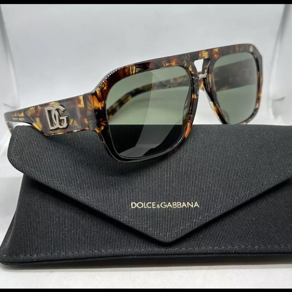 Dolce & Gabbana Polarized Havana Sunglasses
